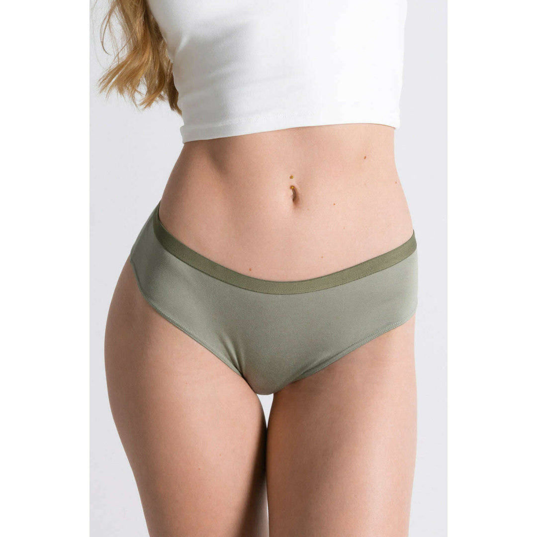 The Manzanilla | Olive Green Cheeky Underwear