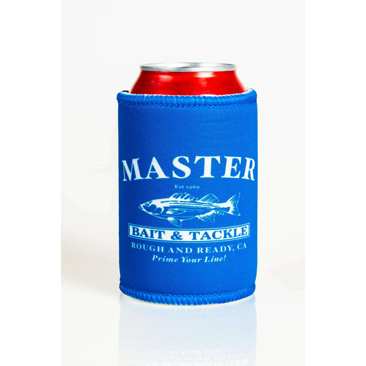 The Master Baiter | Blue Spoof Coozie