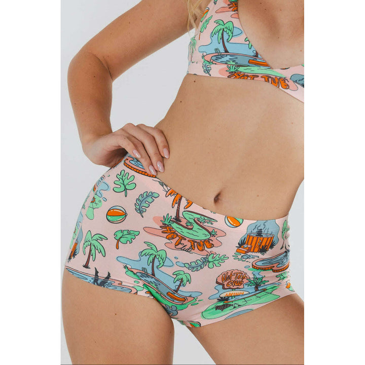 The Motel Hotel | Palm Springs Tropical Modal Boyshort Underwear