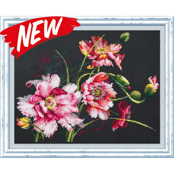 The Mystery of Poppies 210-192 Counted Cross-Stitch Kit