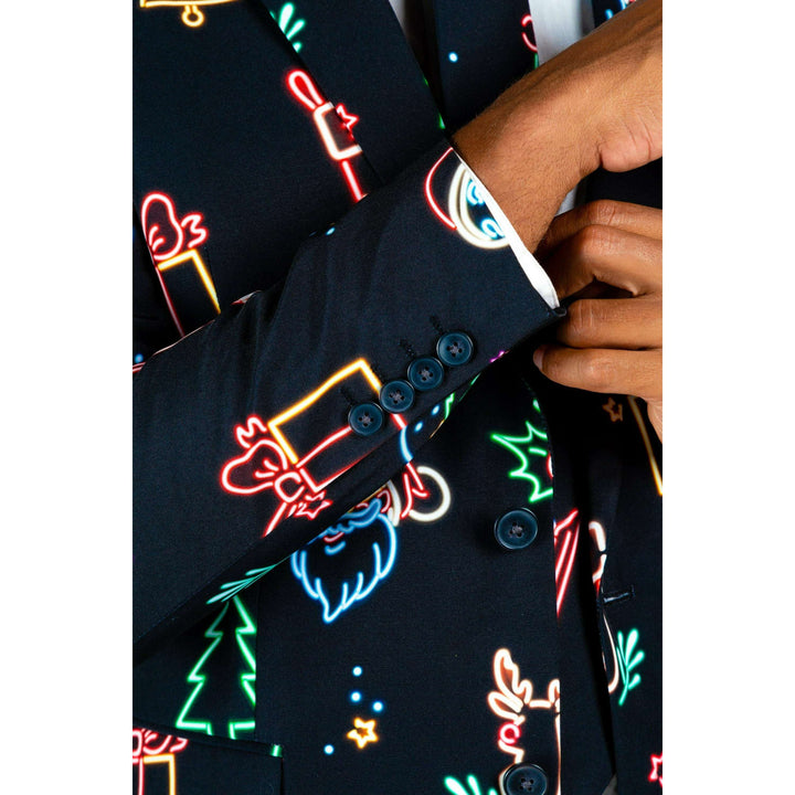 The Naughty Neon Noel | Neon Lights Christmas Suit