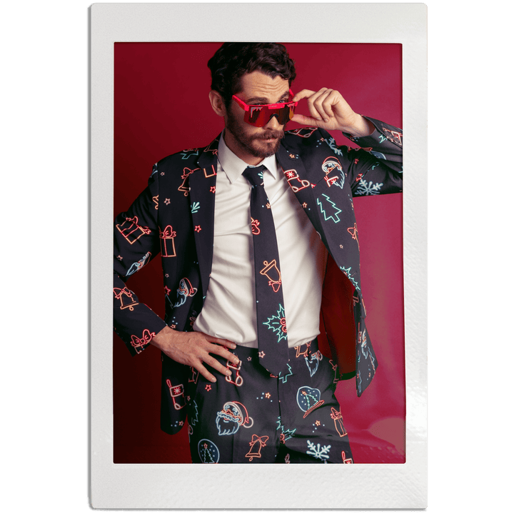 The Naughty Neon Noel | Neon Lights Christmas Suit