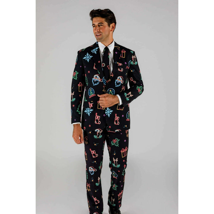 The Naughty Neon Noel | Neon Lights Christmas Suit