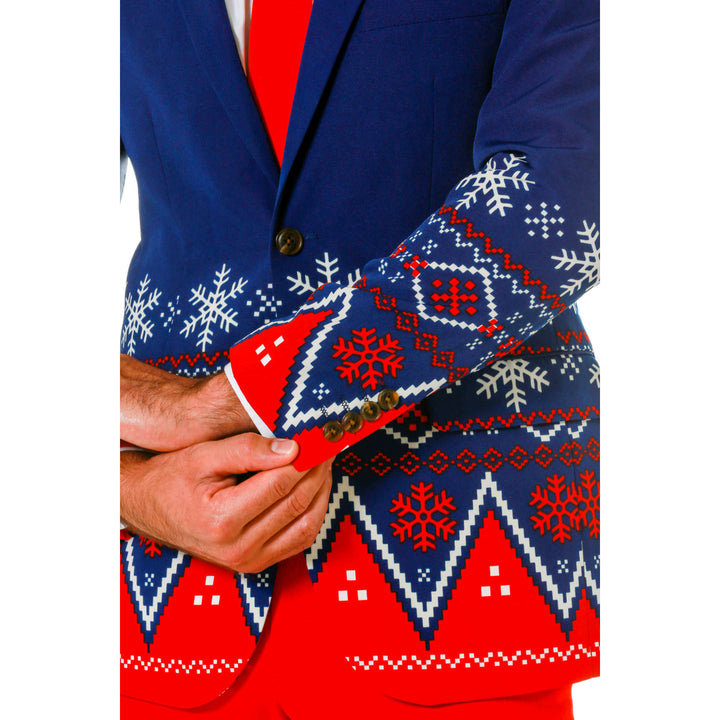 The Nordic Gentleman | Navy Fair Isle Ugly Christmas Suit