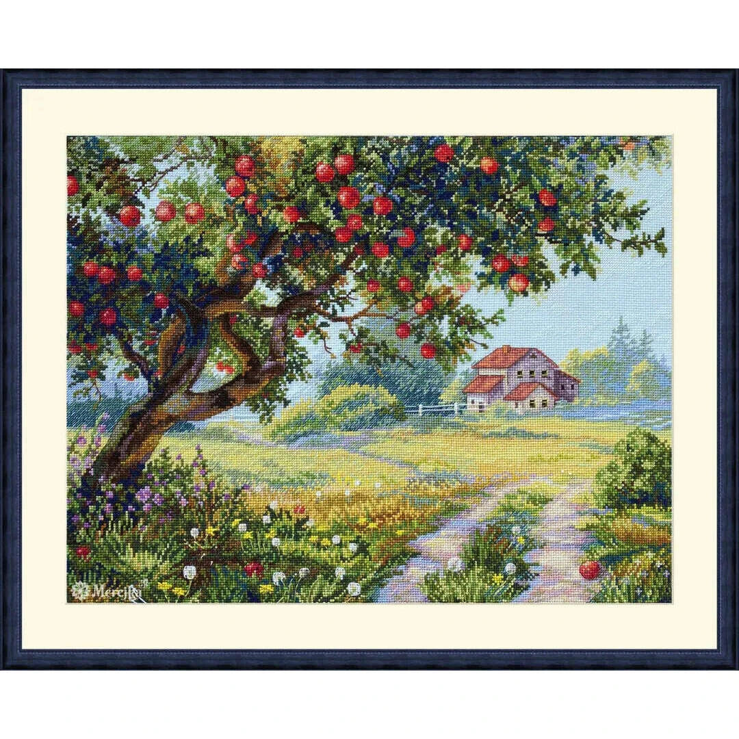 The Old Apple Tree K-255 Counted Cross-Stitch Kit