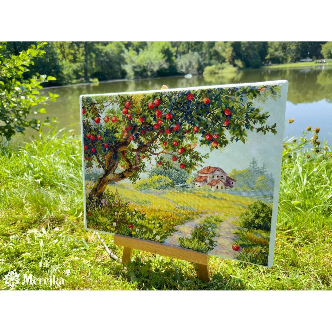 The Old Apple Tree K-255 Counted Cross-Stitch Kit
