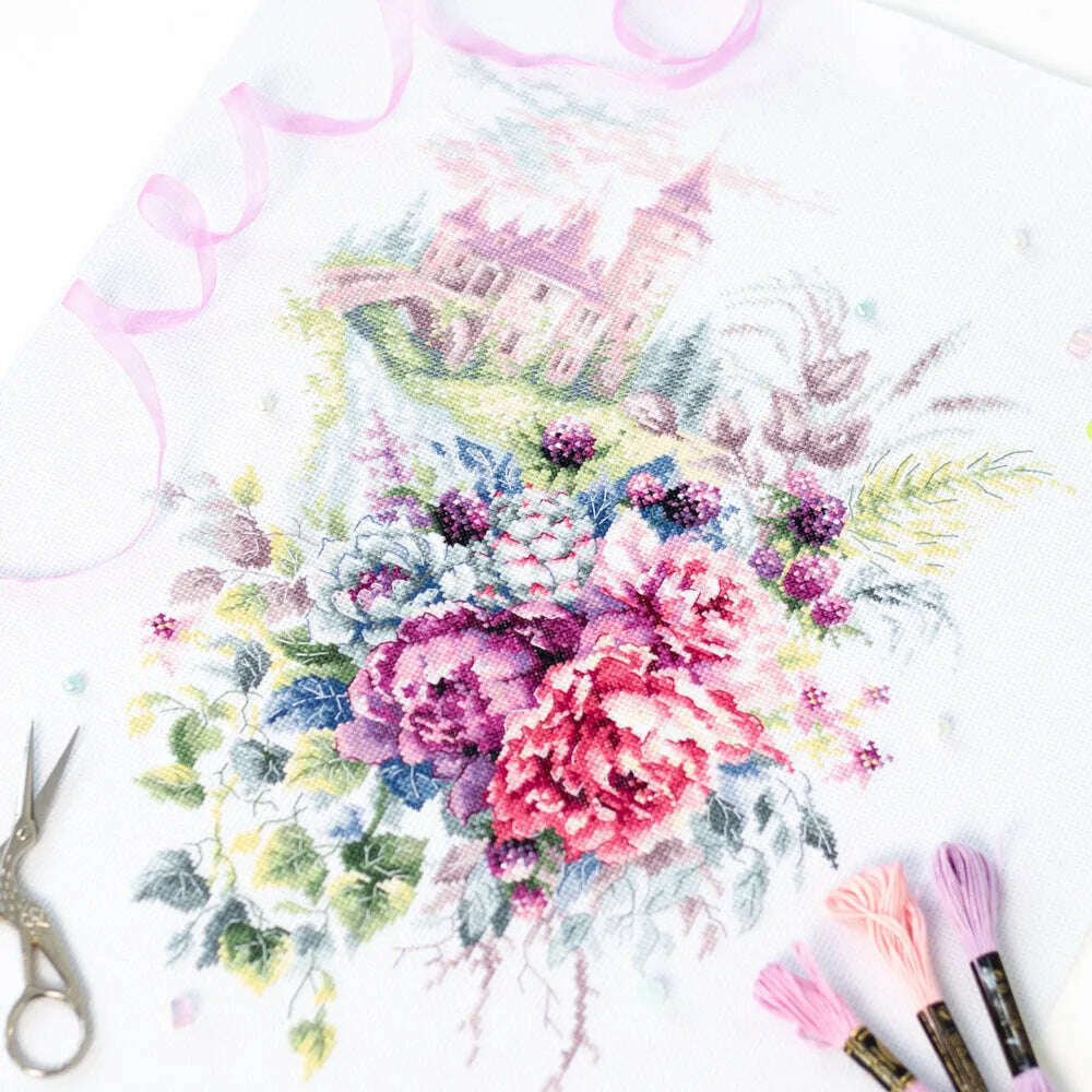 The Old Castle 210-210 Counted Cross-Stitch Kit