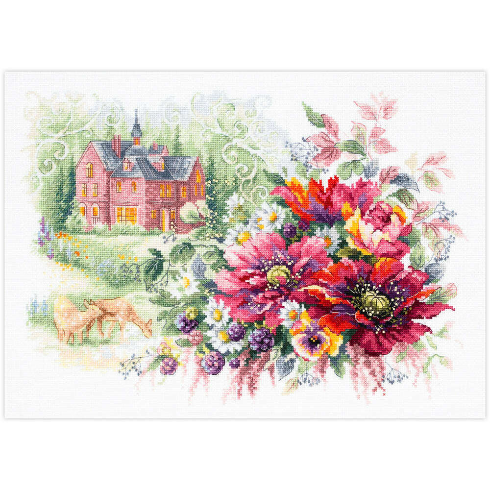 The Old Manor 210-209 Counted Cross-Stitch Kit