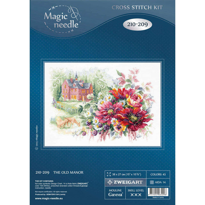 The Old Manor 210-209 Counted Cross-Stitch Kit
