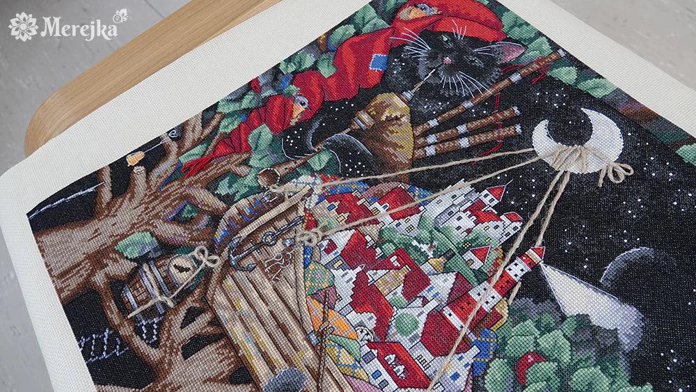 The Old Melody K-112 Counted Cross-Stitch Kit