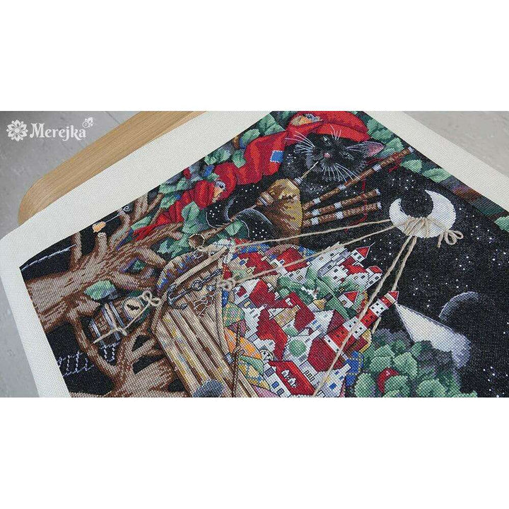 The Old Melody K-112 Counted Cross-Stitch Kit