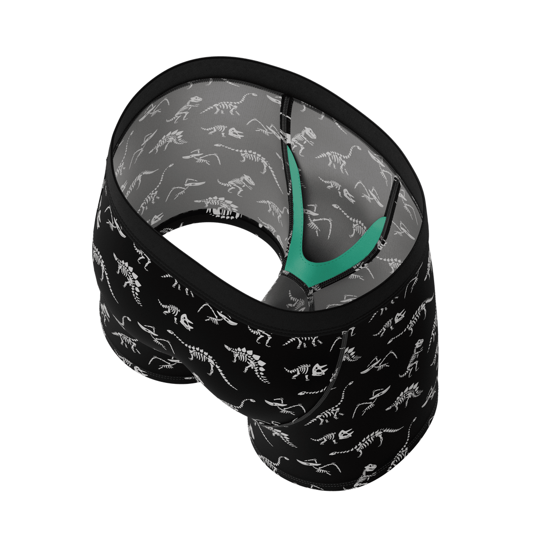 The Paleontologist | Glow in the Dark Dinosaurs Boy's Boxer Briefs