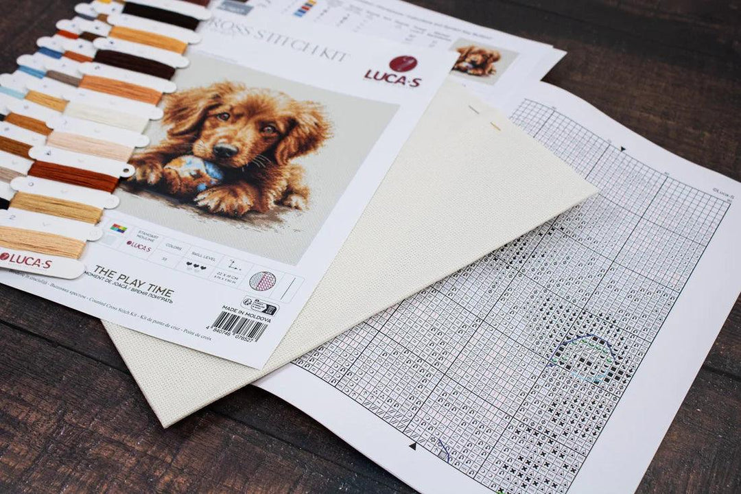 The Play Time BU5037L Counted Cross-Stitch Kit