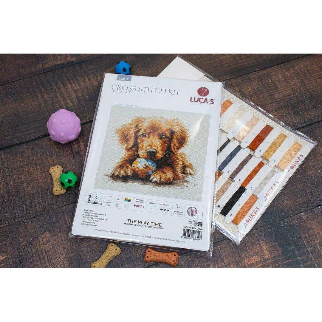 The Play Time BU5037L Counted Cross-Stitch Kit