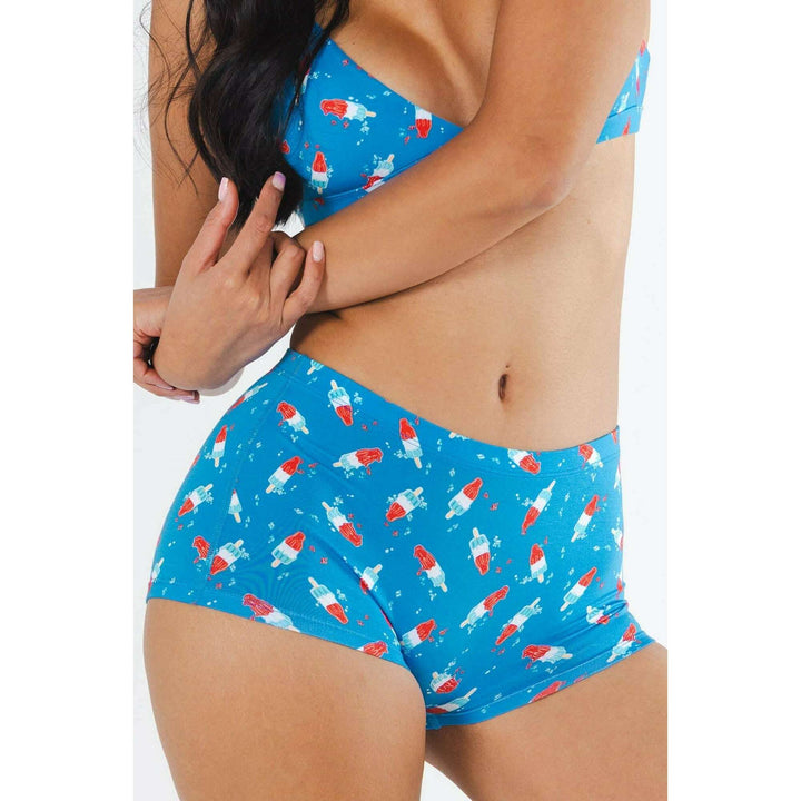 The Popsicle Stick | USA Popsicle Modal Boyshort Underwear