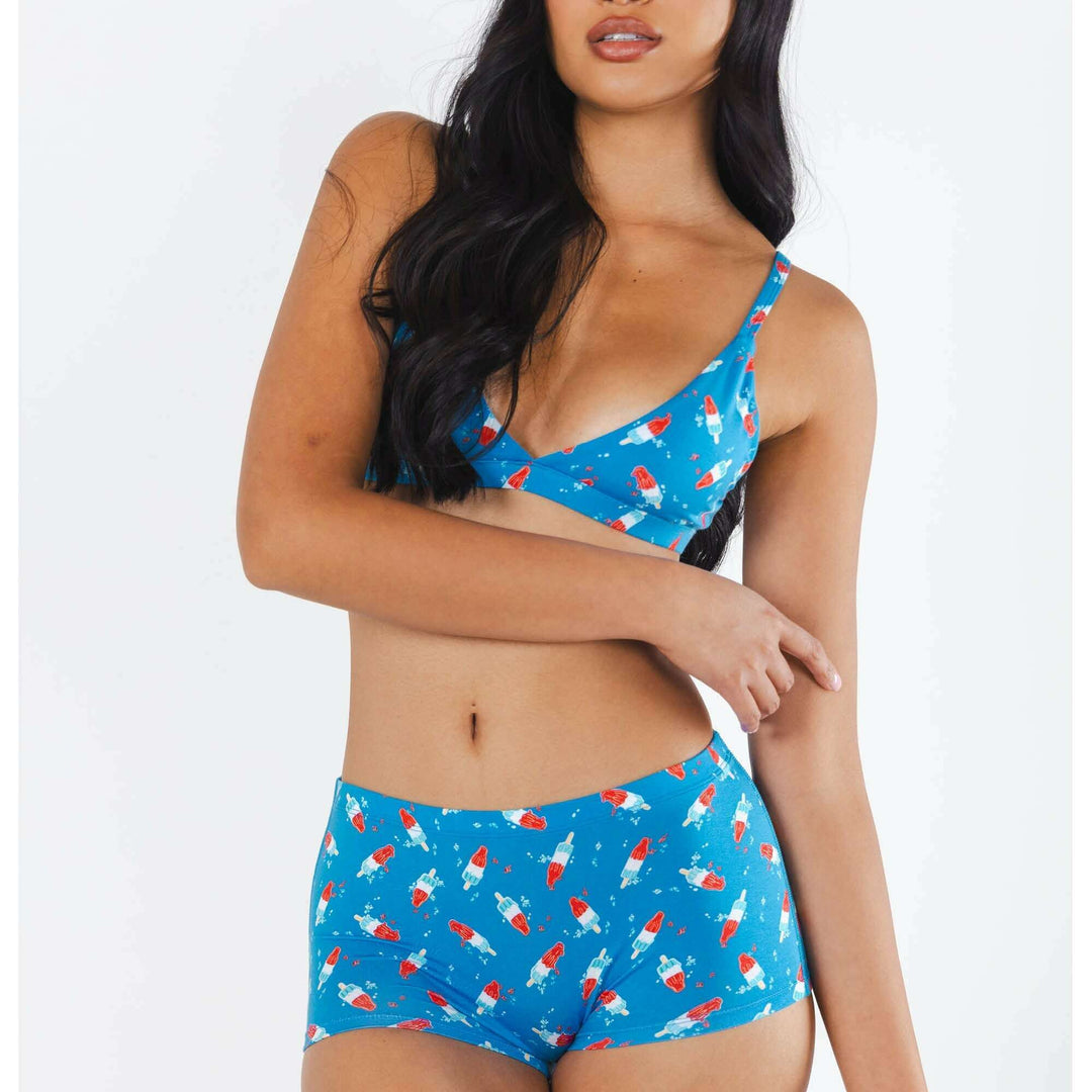 The Popsicle Stick | USA Popsicle Modal Boyshort Underwear