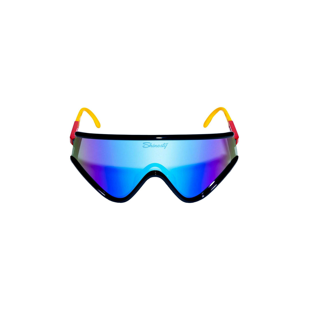 The Powerhouse |  Blue Polarized Retro Macho Sunglasses