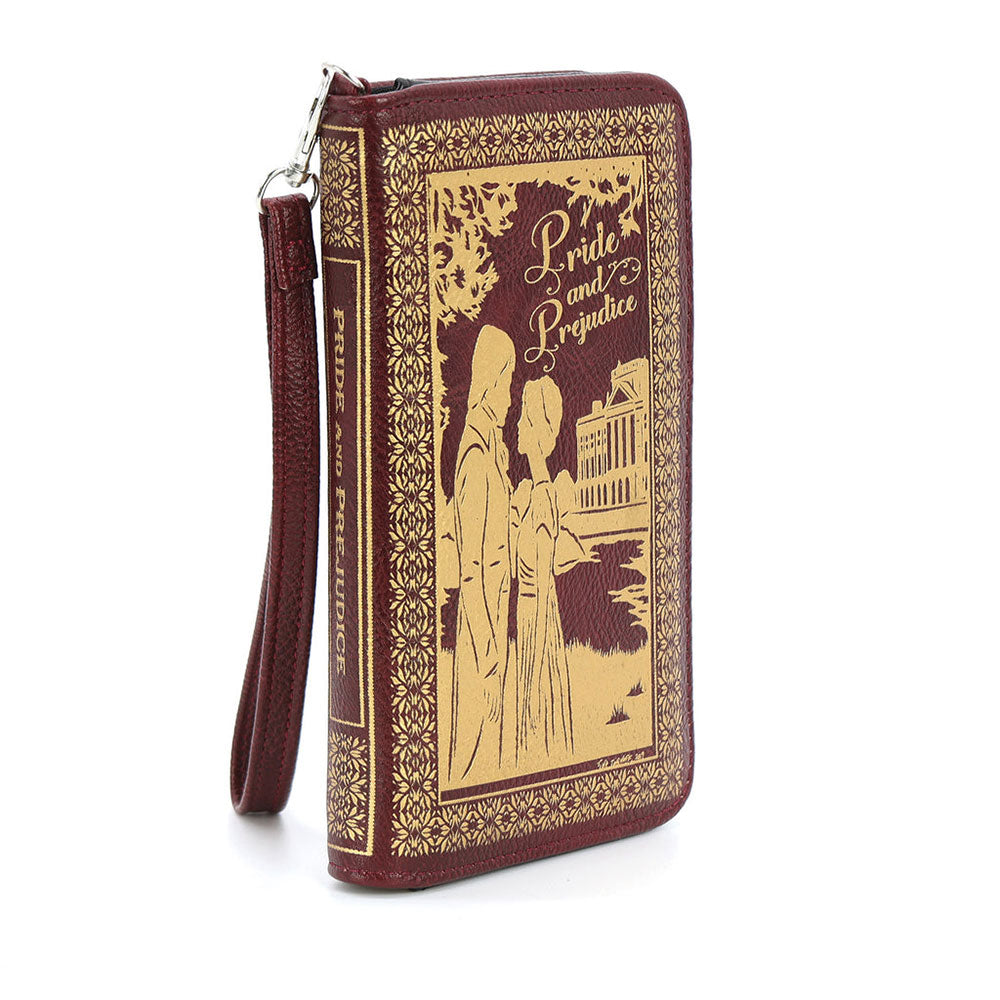 The Pride And Prejudice Wallet In Vinyl by Book Bags