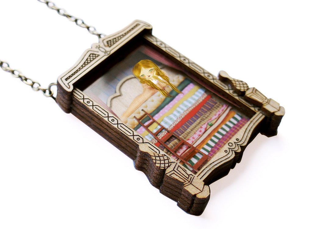 The Princess and the Pea Necklace by Laliblue - Quirks!