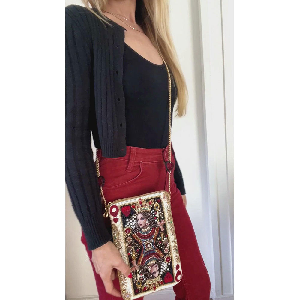 The Queen Mini Crossbody Handbag by Mary Frances image 9