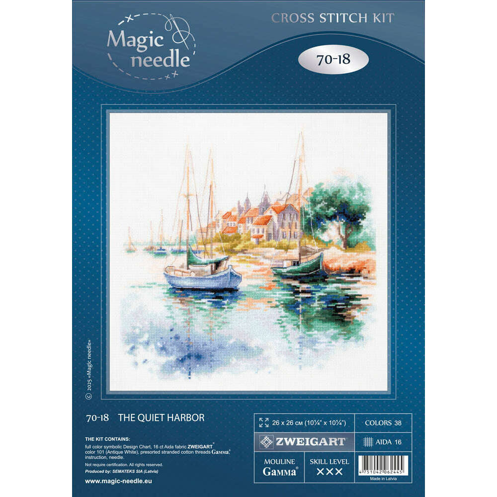 The Quiet Harbor 70-18 Counted Cross-Stitch Kit