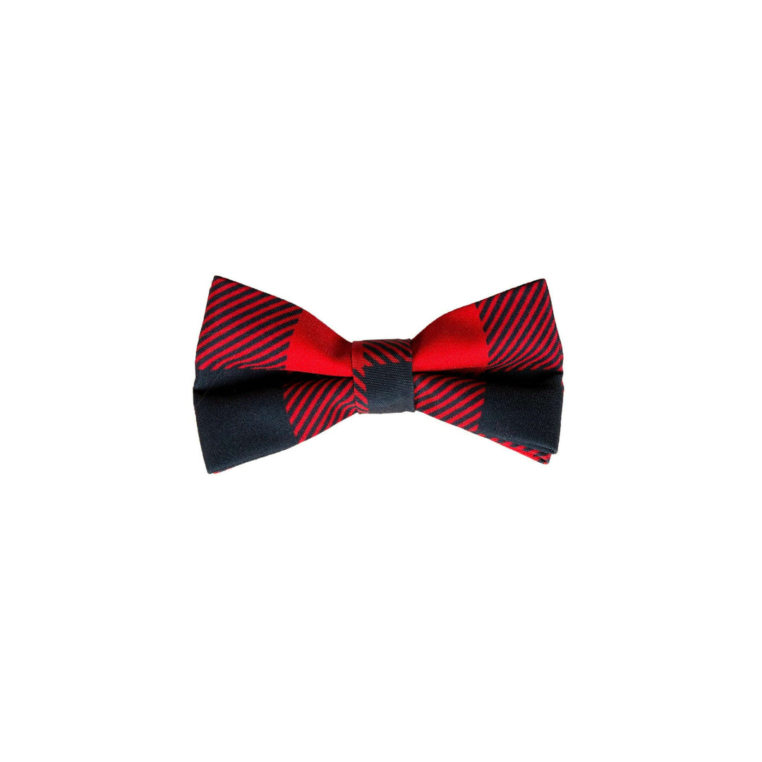 The Red & Black Lumberjack | Buffalo Check Bow Tie