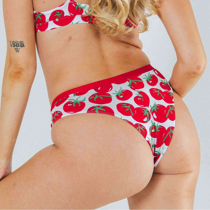 The Roma | Tomato Cheeky Underwear