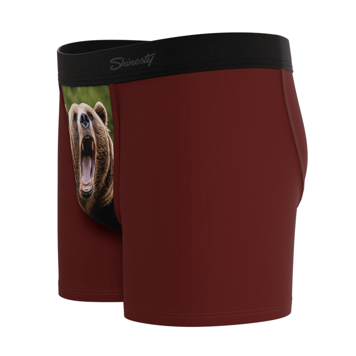 The Scare Bear | Grizzly Bear Boy's Boxer Briefs