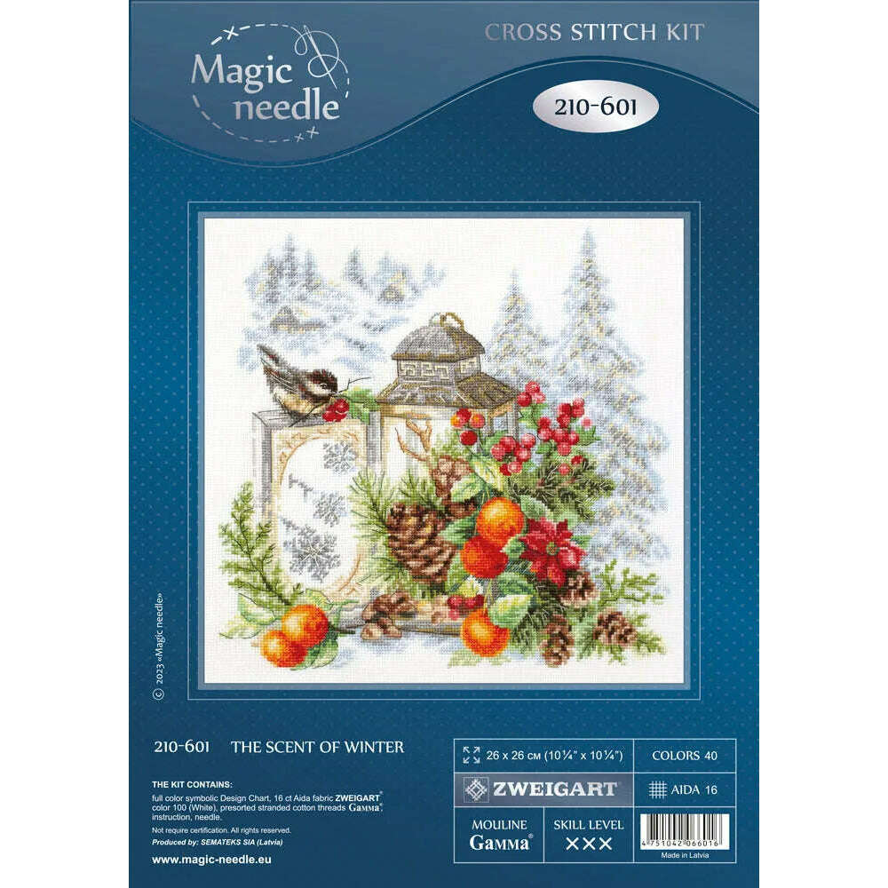 The Scent of Winter 210-601 Counted Cross-Stitch Kit