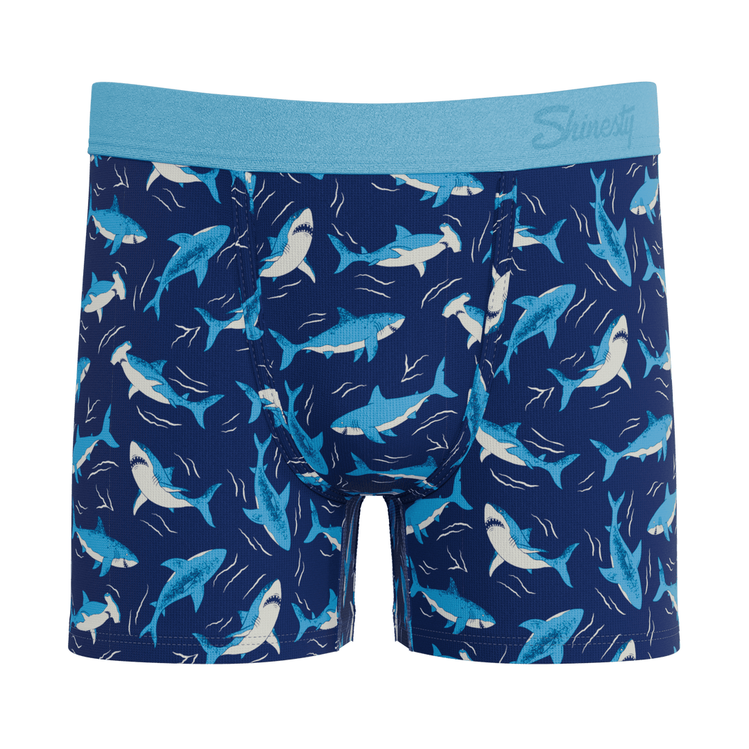 The Shark Lark | Shark Boy's Boxer Briefs