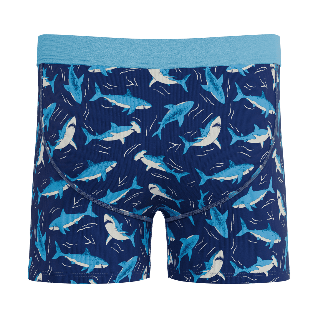 The Shark Lark | Shark Boy's Boxer Briefs