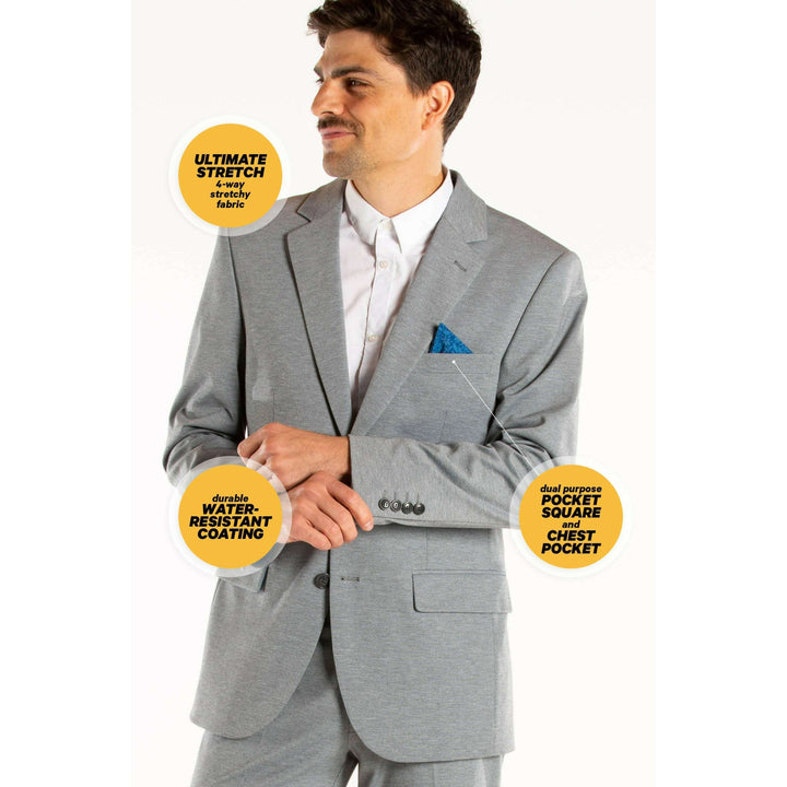 The Shoreline | Blue Floral Ultimate Suit