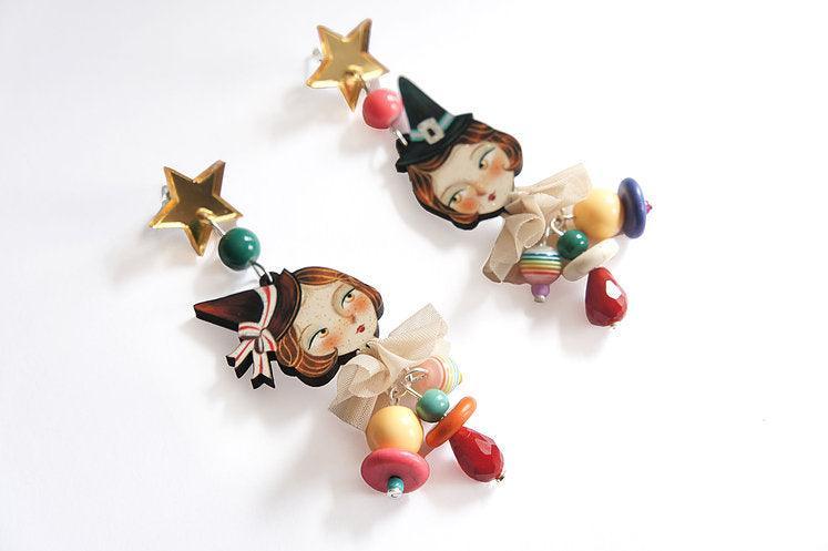 The Sisters Earrings by Laliblue - Quirks!
