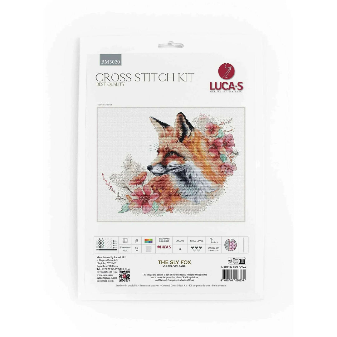 The Sly Fox BM3020L Counted Cross-Stitch Kit