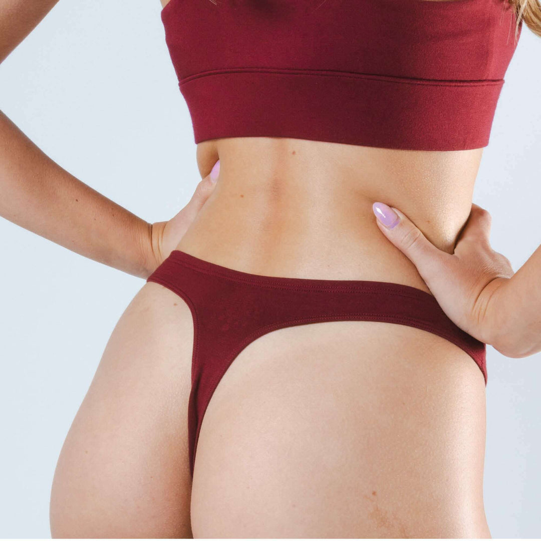 The Sommelier | Burgundy MicroModal Thong