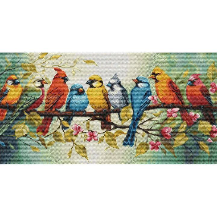 The Song of the Birds BU5062L Counted Cross-Stitch Kit