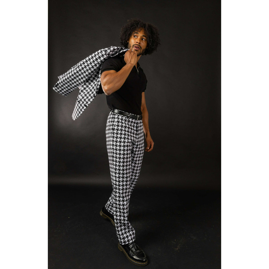 The Sophistication | Houndstooth Suit Pants