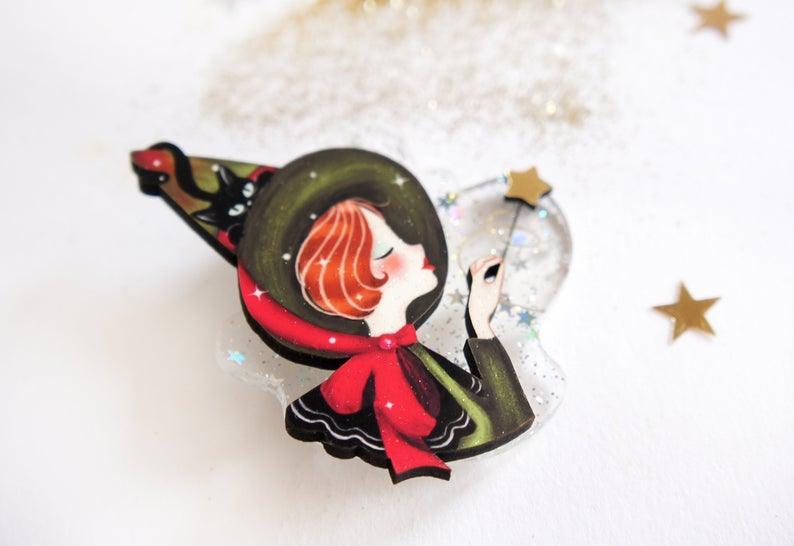 The Sorceress Brooch by LaliBlue - Quirks!