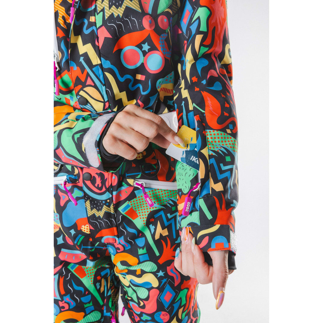 The Stairway to Heaven | Trippy Curved Fit Women's One Piece Ski Suit