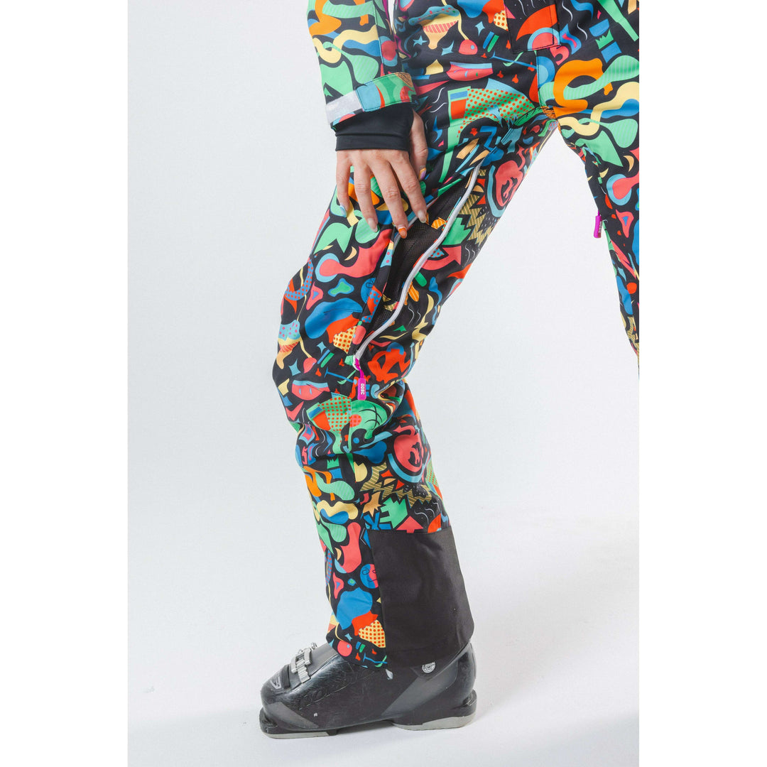 The Stairway to Heaven | Trippy Curved Fit Women's One Piece Ski Suit