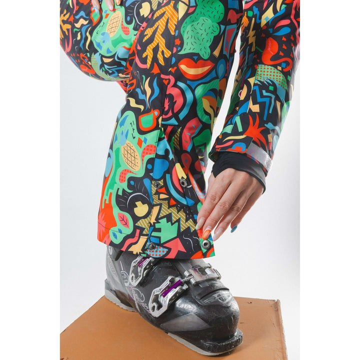 The Stairway to Heaven | Trippy Curved Fit Women's One Piece Ski Suit