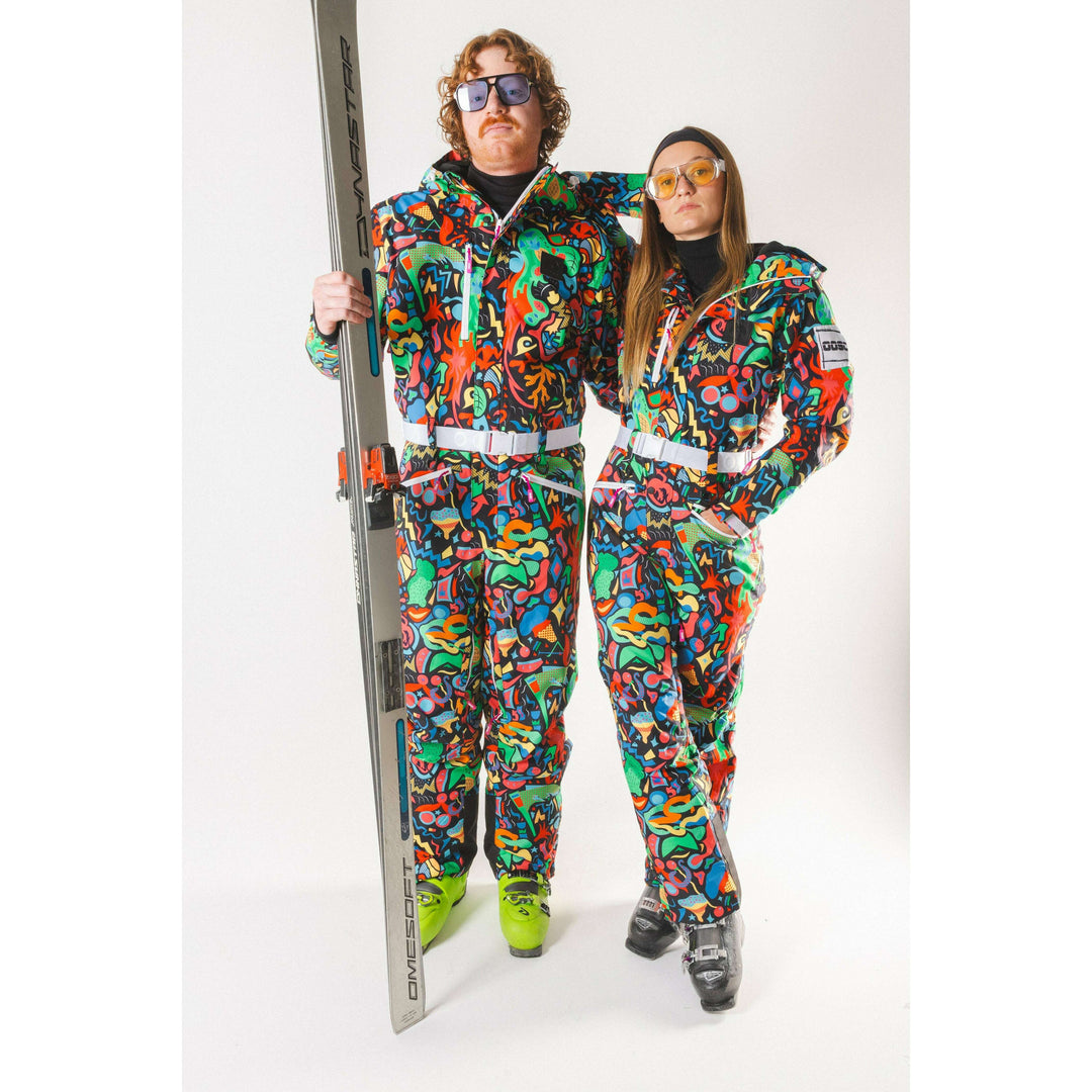 The Stairway to Heaven | Trippy Curved Fit Women's One Piece Ski Suit