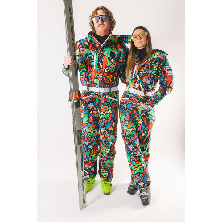 The Stairway to Heaven | Trippy Curved Fit Women's One Piece Ski Suit