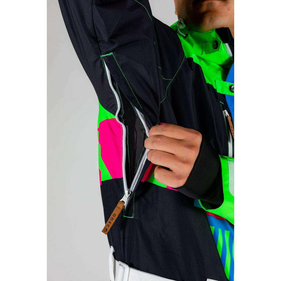 The Steep And Deep | Men's Retro Black Ski Suit