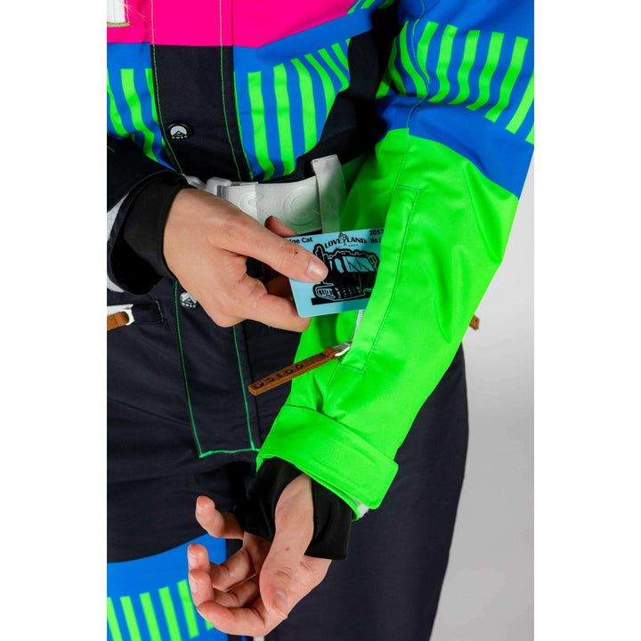 The Steep And Deep | Retro Black Women's One Piece Ski Suit