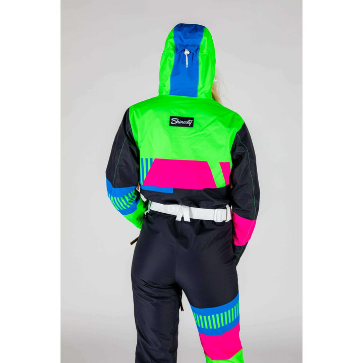 The Steep And Deep | Retro Black Women's One Piece Ski Suit