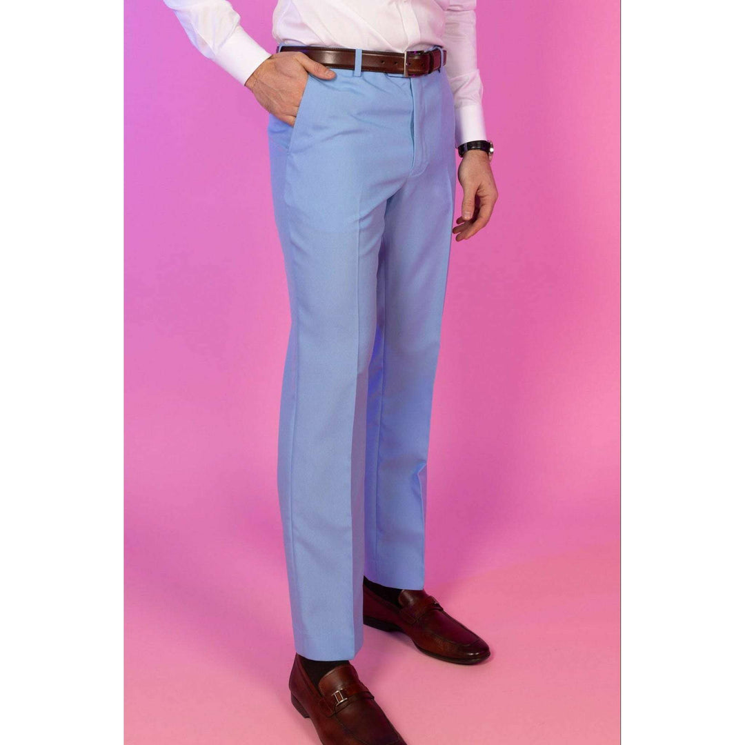 The Stratosphere | Powder Blue Suit Pants
