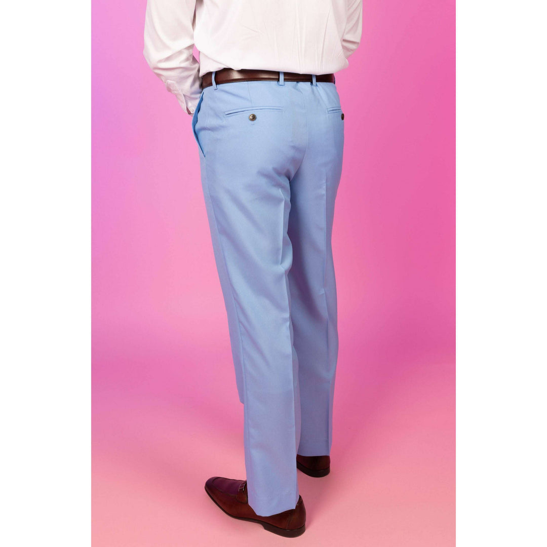 The Stratosphere | Powder Blue Suit Pants