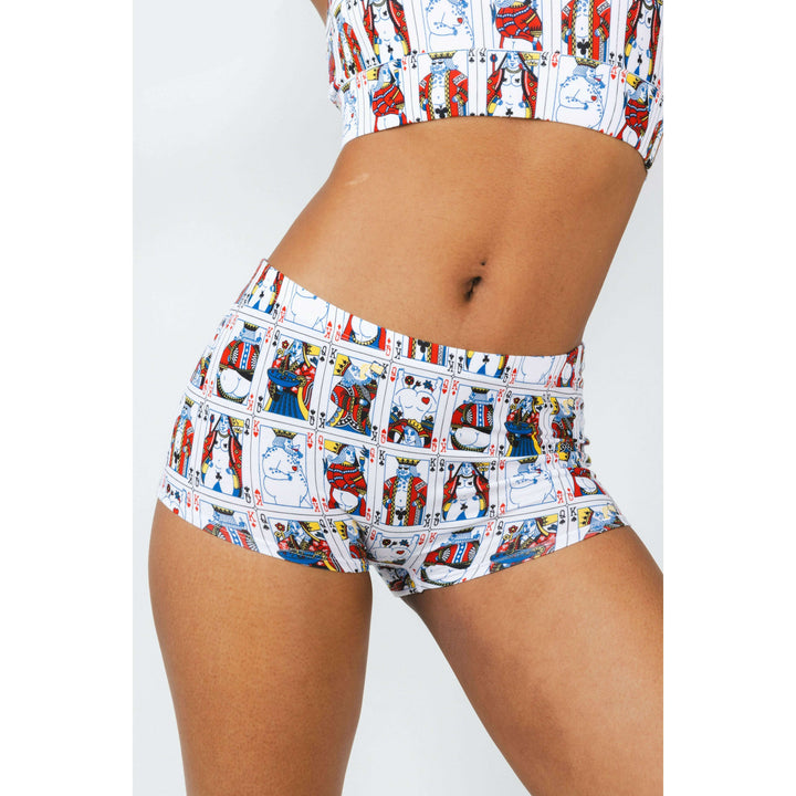 The Strip Poker | Playing Cards Modal Boyshort Underwear