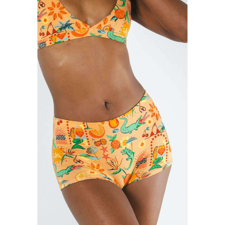 The Sunshine State | Creamsicle Summer Modal Boyshort Underwear